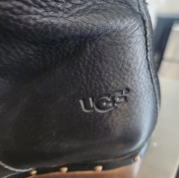 Ugg Australia Cora Leather Fold Over shearling Boots 2 in 1 look!! - Picture 4 of 12